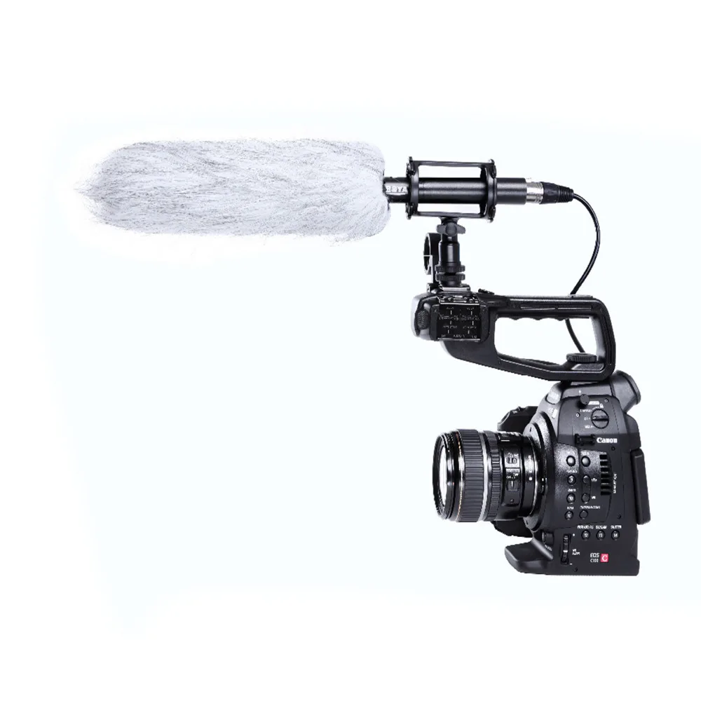 BOYA BY PVM1000L Pro Shotgun видео микрофон камера Микрофон для Canon Nikon Sony видеокамеры и