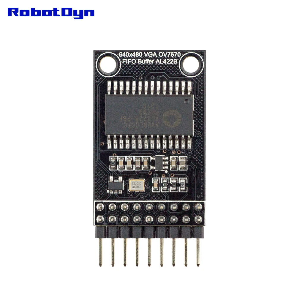 OV7670 VGA камера+ FIFO буфер AL422B модуль, 640x480 0.3MP CMOS, iec