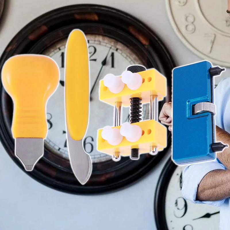 Набор из 4 сменных инструментов для часов удобный Практичный Прочный чехол