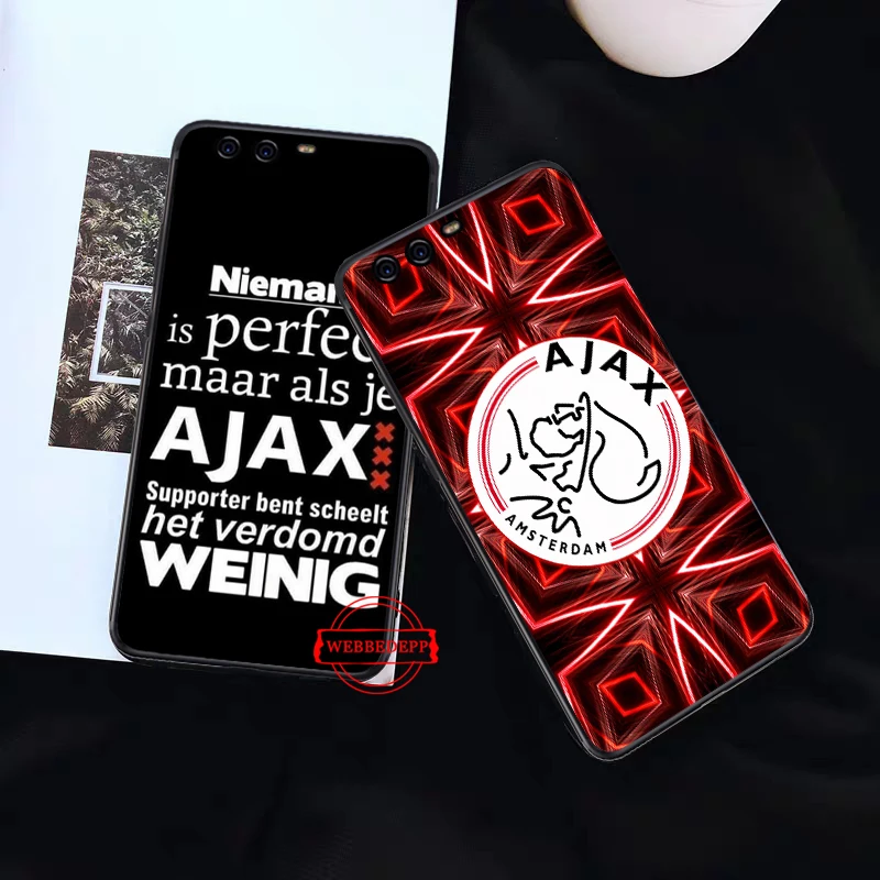Силиконовый чехол Ajax Team для Huawei P8 Lite 2015 2017 P9 2016 Mimi P10 P20 Pro P Smart 2019 P30|Бамперы| |