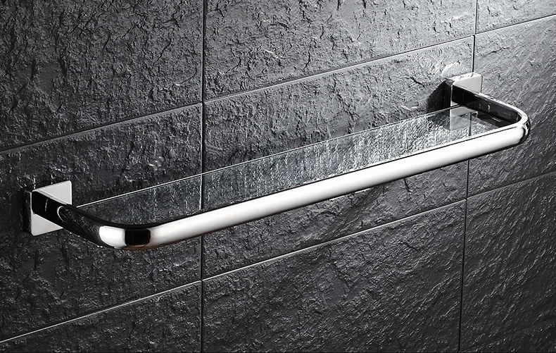 Настенные аксессуары для ванной комнаты 30 см стеклянная полка полки для ванной комнаты одноярусная полка для ванной туалет стеклянная полка с полотенцем