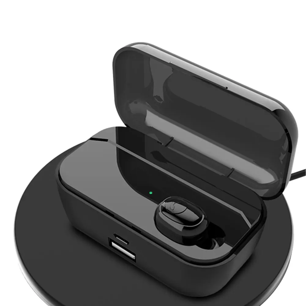 Белый Беспроводные стерео наушники, Bluetooth наушники, 5,0 дюйма, наушники-вкладыши, HIFI звук, 3500 мАч, зарядное устройство, зарядная коробка для IOS Android - Цвет: Белый