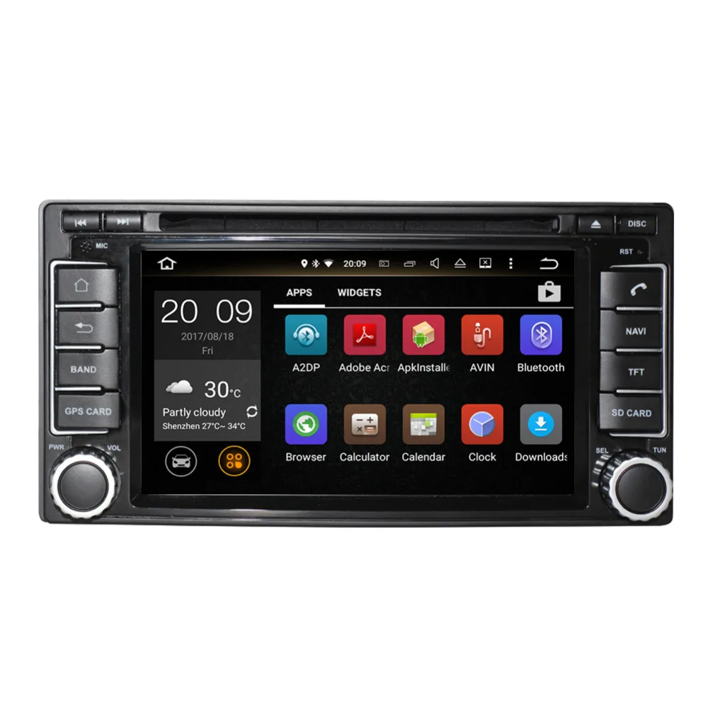 4 ГБ ОЗУ Android 8 0 Автомобильный GPS-навигатор с Bluetooth для Subaru Forester 2008-2012/Impreza 2007-2012 CD DVD