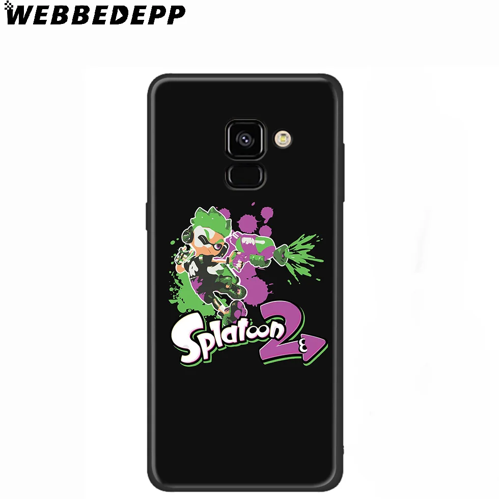 WEBBEDEPP Splatoon 2 Грибная девочка силиконовый чехол для Samsung Galaxy A3 A5 A6 A7 A8 A9 A10 A20 A30 A40 A50 A70