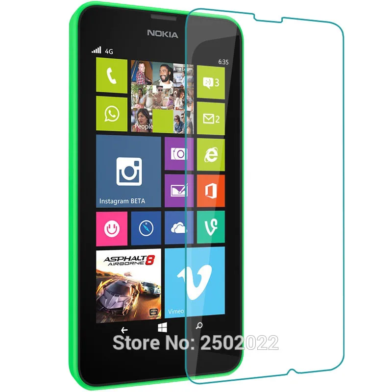 Защита экрана из закаленного стекла 0 33 мм пленка для Nokia microsoft lumia 630 Защитная nokia 550