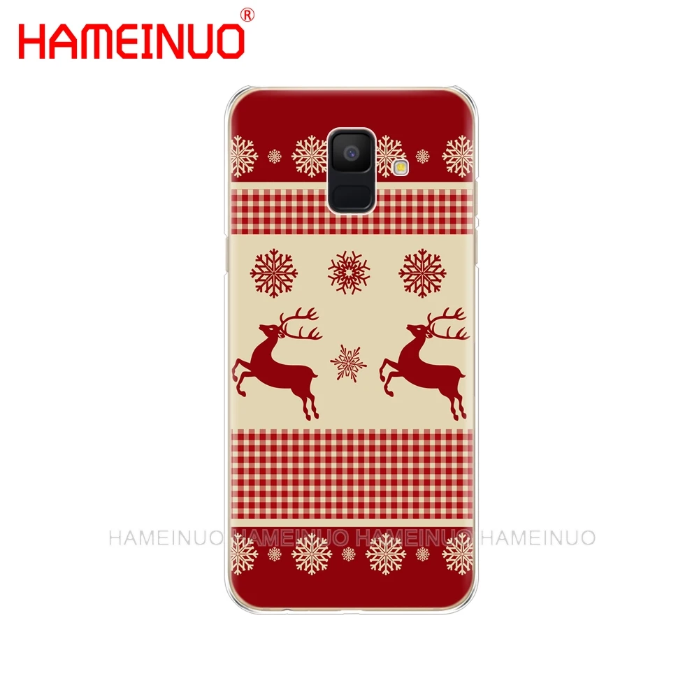 HAMEINUO Merry Christmas Санта Клаус Олень год чехол для телефона samsung Galaxy J4 J6 J8 A9 A7 A6 A8 PLUS j7 duo - Цвет: 43192