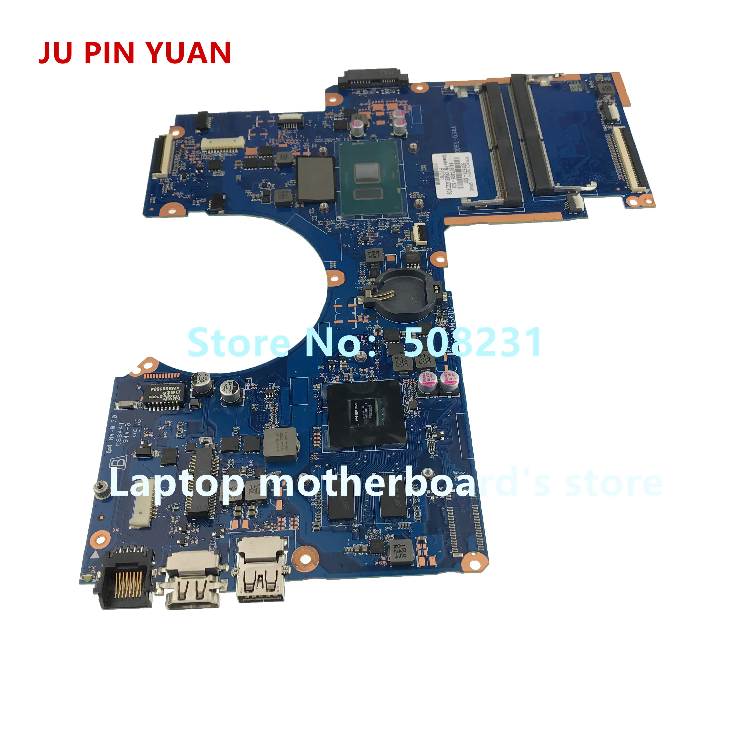 JU PIN Юань 601-903241 448.08J04.0011 для hp Pavilion x360 Кабриолет 13-u Материнская плата ноутбука PentN3710 полностью протестирована