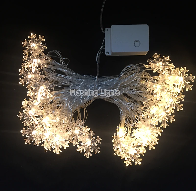 Гирлянда в виде снежинок 220 В 5 м 28 светодиодов|fairy lights|string fairy lightsluci natale |