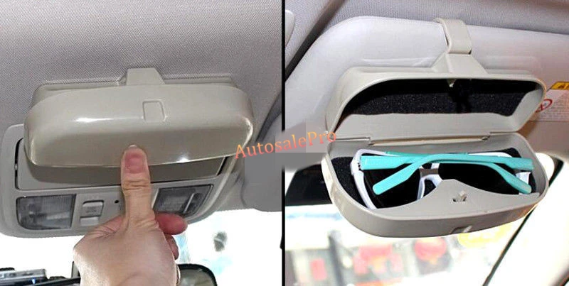 Передние Солнцезащитные очки хранения держатель дело 1 шт. для Toyota Verso 09 16/Camry 02 16
