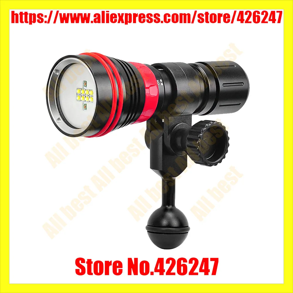 Archon D26VR 2000 Lumen White and Red LED Scuba Diving Underwater Photography Video Light | Лампы и освещение