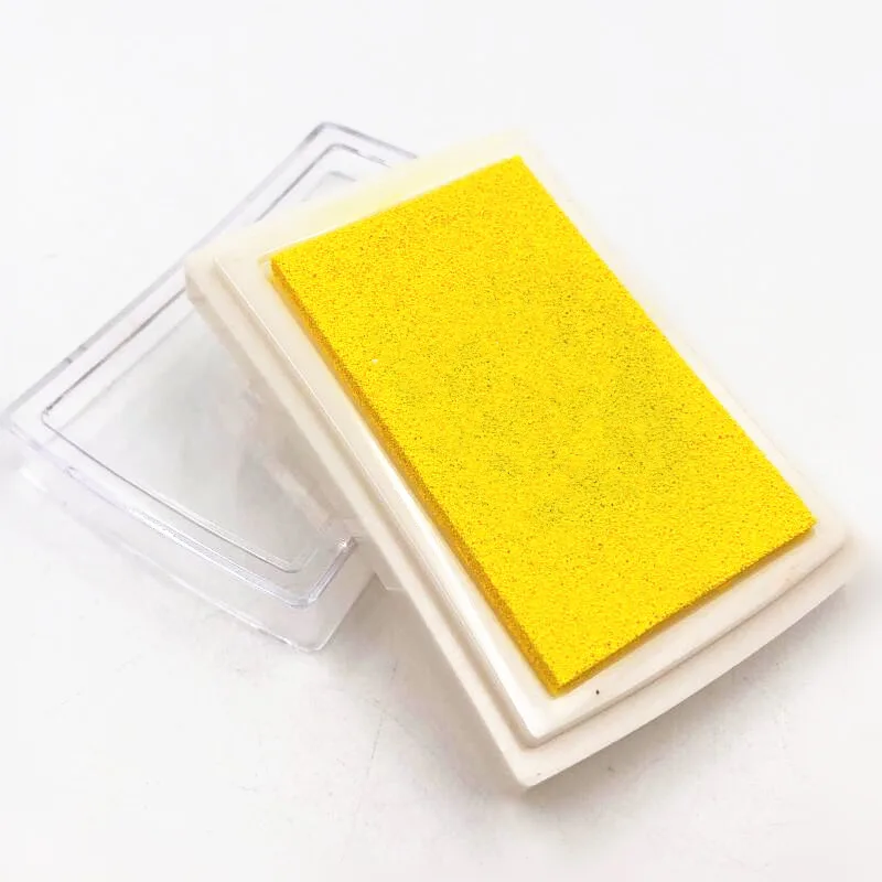 yellow Разнообразие опциональных 7 см чернильных подушечек Скрапбукинг красочная штемпельная подушечка штамп уплотнение украшения отпечаток пальца трафарет карты Изготовление поделок своими руками - Цвет: yellow