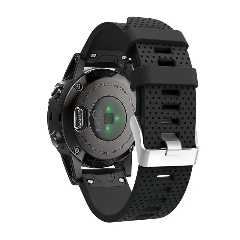 YOOISDE 20mm Easy Release Silicone Quick Fit Soft Smart Watch Sport Band Strap for Garmin Fenix 5S/Fenix 5S Plus | Электроника