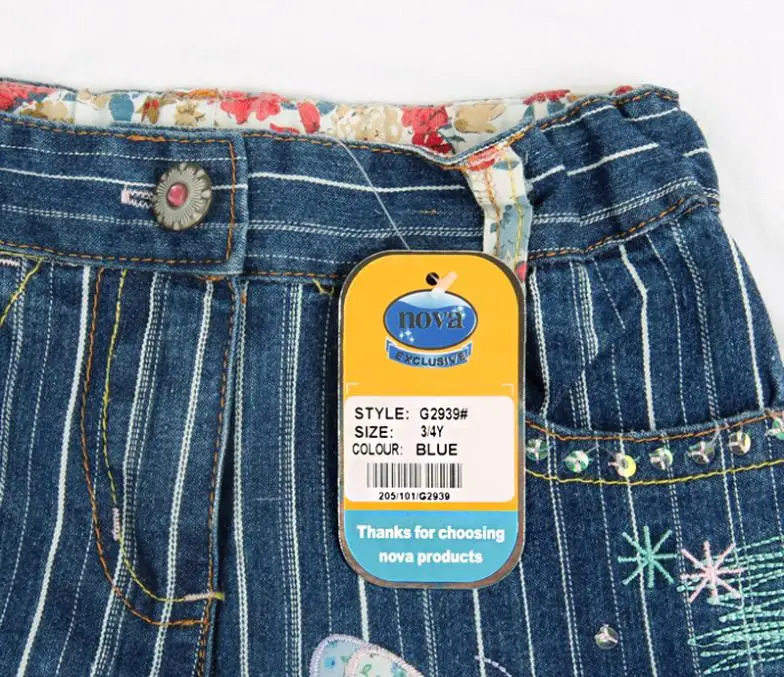 autumn summer baby clothing children's wear kids peppa pig boys jeans with denim embroidery hot sales free shipping G2939#|jeans fasion|jean