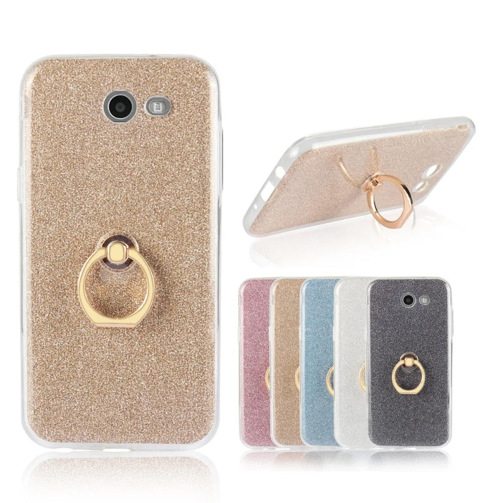 HENGDASHENG Phone Case For Samsung Galaxy J5 2017 Anti-fall finger ring mobile phone protective case |