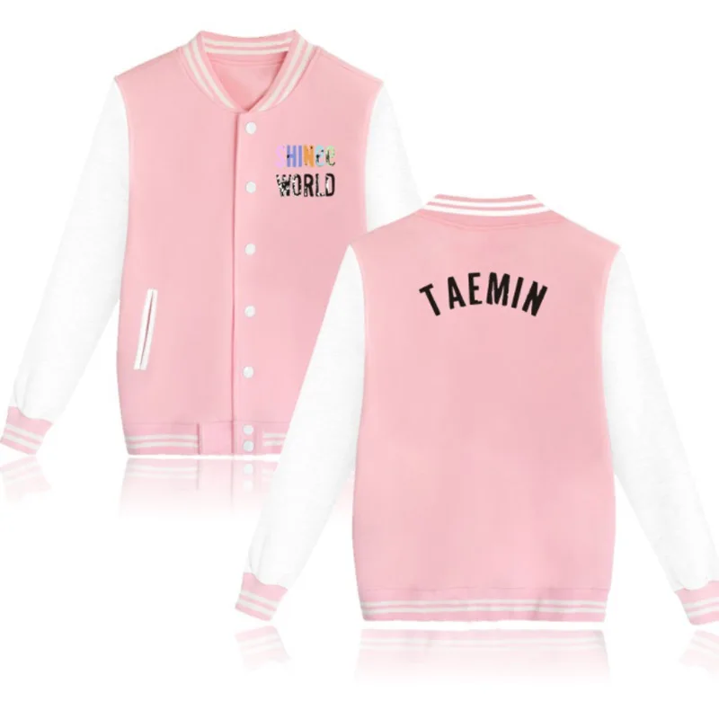 K POP, K-POP, KPOP, SHINEE, на молнии, Harajuku, толстовки, для фанатов, поддерживающие флисовую бейсбольную форму, куртки для мужчин и женщин, Tumblr, толстовка