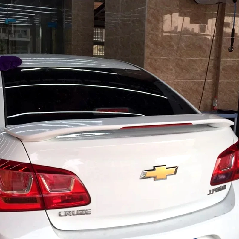 Для Chevrolet Cruze 2009 до спойлер высокого качества аксессуар для багажника или любой цвет с тормозной фонарь автомобиля задний спойлер для Cruze