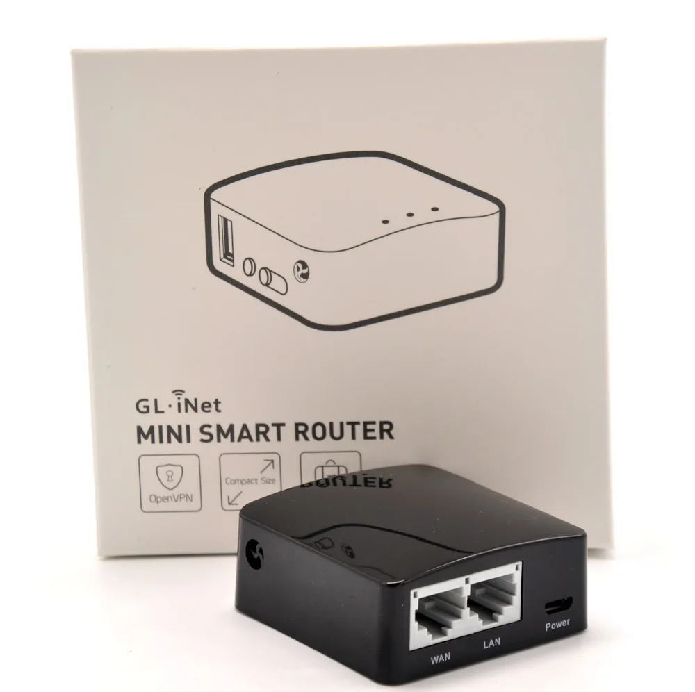 Wi Fi роутер GL.iNet QCA9531 беспроводной мини с функцией OPENWRT 300 Мбит/с 16 Мб ПЗУ/128