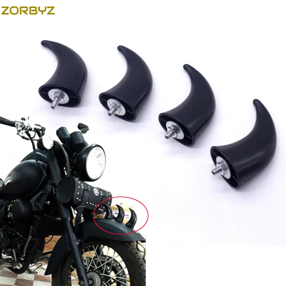 Черное переднее крыло ZORBYZ для мотоцикла украшение harley Chopper Bobber Touring Cafe Racer на