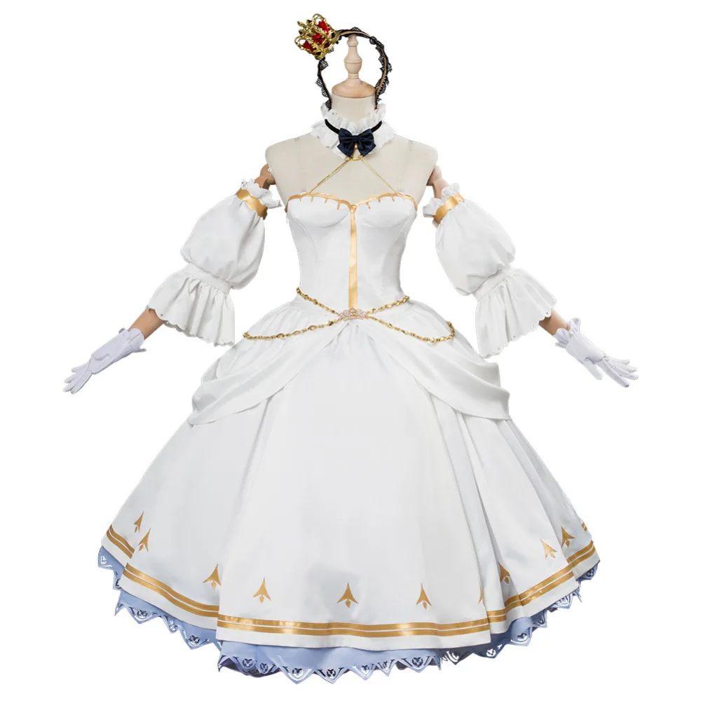 Azur Lane No.130 HMS Queen Elizabeth костюм для косплея униформа наряд белое платье женщин и
