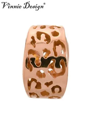 Винни Дизайн Ювелирные изделия леопардовая огранка розовое золото