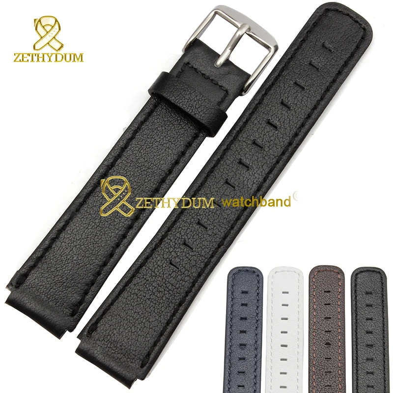 Умные наручные часы ремешок для часов из натуральной кожи шириной 18*15 мм