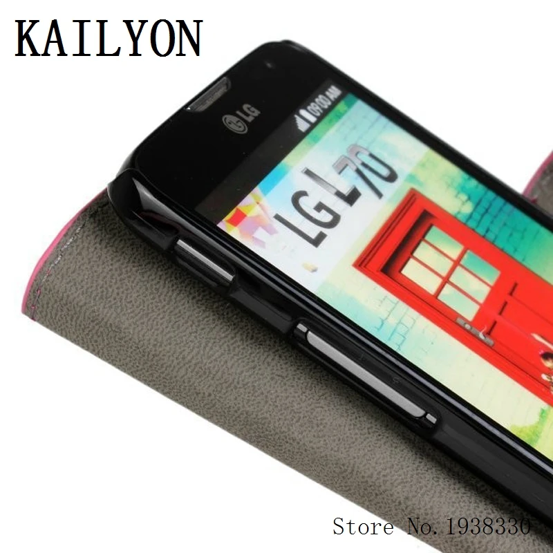 KAILYON для LG Optimus L70 чехлы телефонов высшего качества с полосками Crazy Ma чехол lg l70 d325