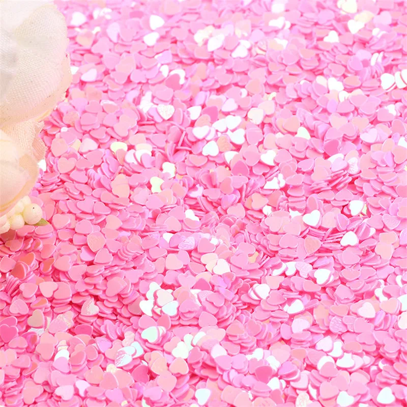 

500g 3MM Tiny Sparkle Heart Wedding Party Confetti Nail Sequins Flakes Art Glitter Decorations Table Decoration Party Decor