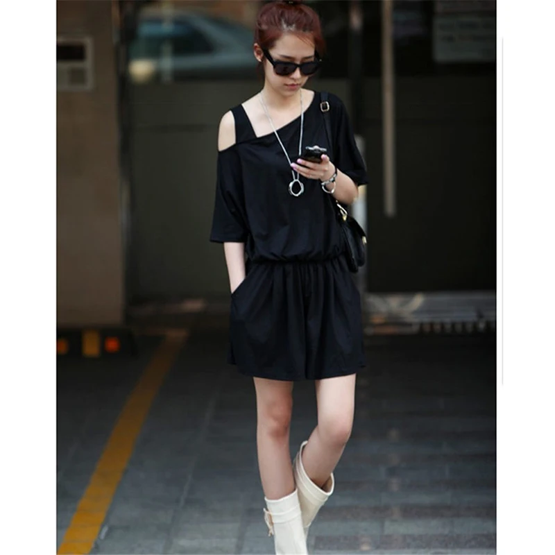 Женский комбинезон с шортами повседневный летний в Корейском стиле модель f182