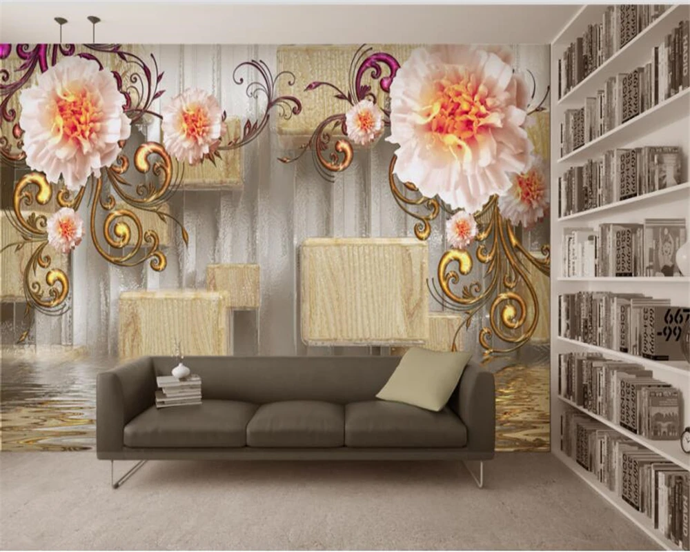 3D обои для гостиной спальни 3d на заказ|custom wallpaper|3d wallpapertv background |
