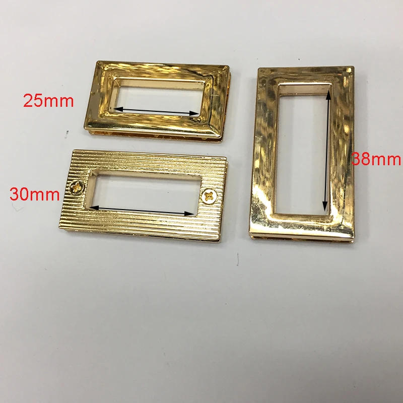 

25mm 32mm 38mm rectangle-shaped Gold metal grommets eyelets with screws for purse
