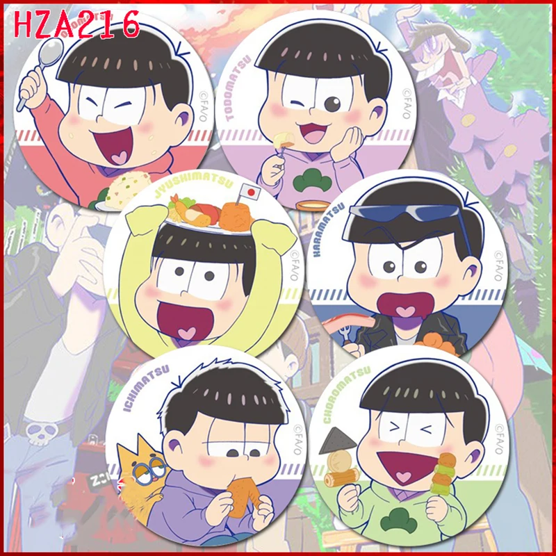 ZXFJXR 58 мм Osomatsu Сан Кун персонаж Мацуно Карамацу чоромацу ичимацу юшимацу для