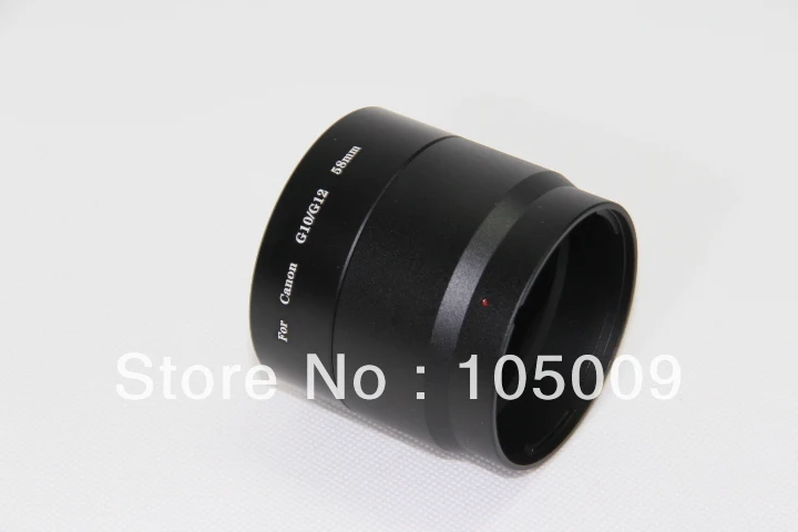 58 мм 58 мм фильтр Крепление объектива переходное кольцо для камеры canon g10 g11 g12