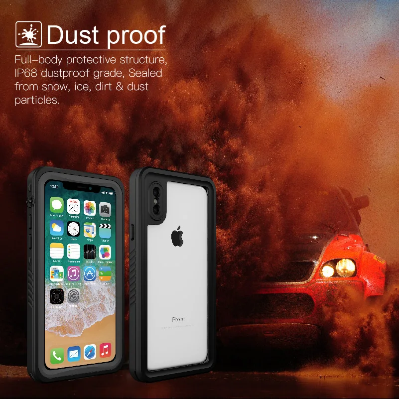 2 метра водонепроницаемый Дайвинг Открытый фотография чехол Чехол для iPhone X XS