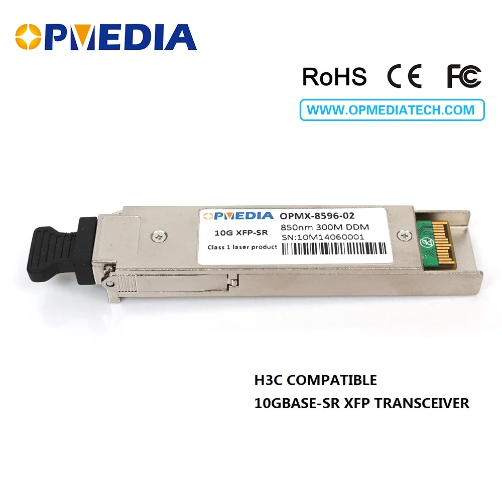 

Best selling!Equivalent to H3C 10G 850nm 300m XFP transceiver,10GBASE-SR XFP optical module,DDM function,dual LC connectors