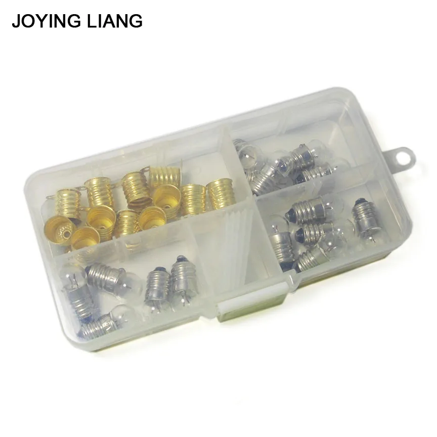 JOYING LIANG, смешанный набор, 1,5 В/2,5 в/3,8 в, а, светильник с бусинами, для студентов, для физических и электрических экспериментов, мини-лампа, маленькая лампа+ держатель
