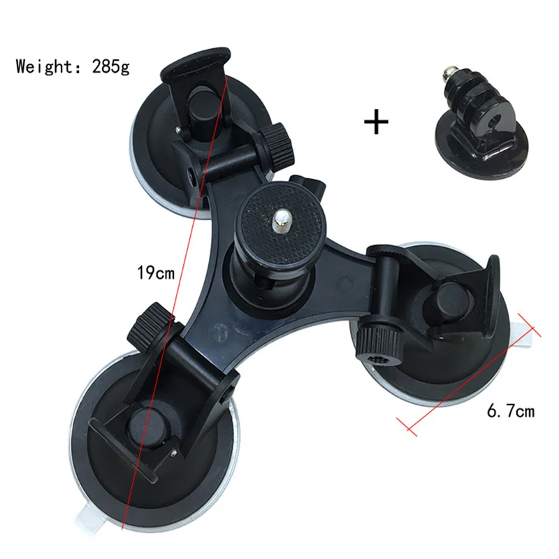 Штатив Zuignap с диагональю 360 дюйма вращающаяся головка для GoPro Hero 6 5 3 + Спортивная