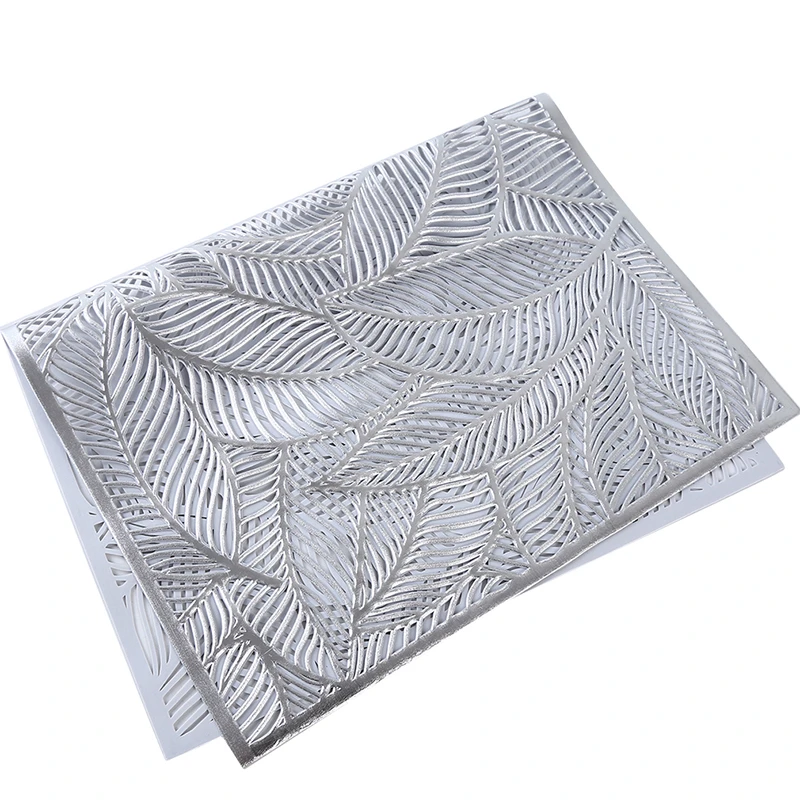 Ажурная подстилка с листьями нескользящий коврик для посуды в скандинавском