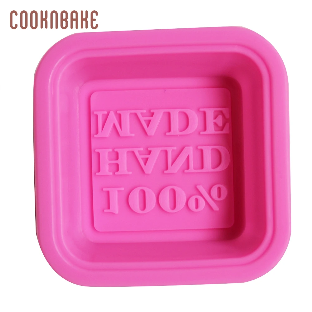 COOKNBAKE силиконовая форма для мыла ручной работы 100% слов сделай сам свеч инструмент