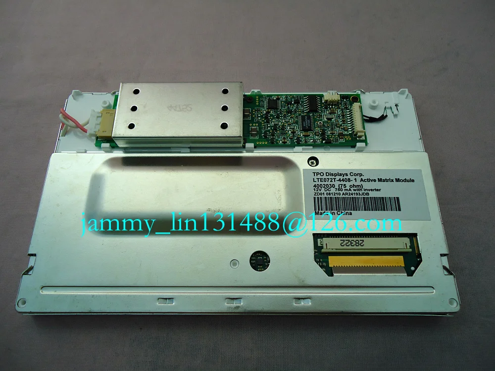 Original LTE072T-050 TPO display 7.2&quot Screen LTE072T-4408-1 LTE-072T-050 for Bentley Peugeot Citroen C5 car GPS Navigation | Автомобили