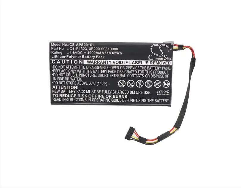 

Аккумулятор Cameron Sino для смартфона ASUS P93L, 4900 мАч