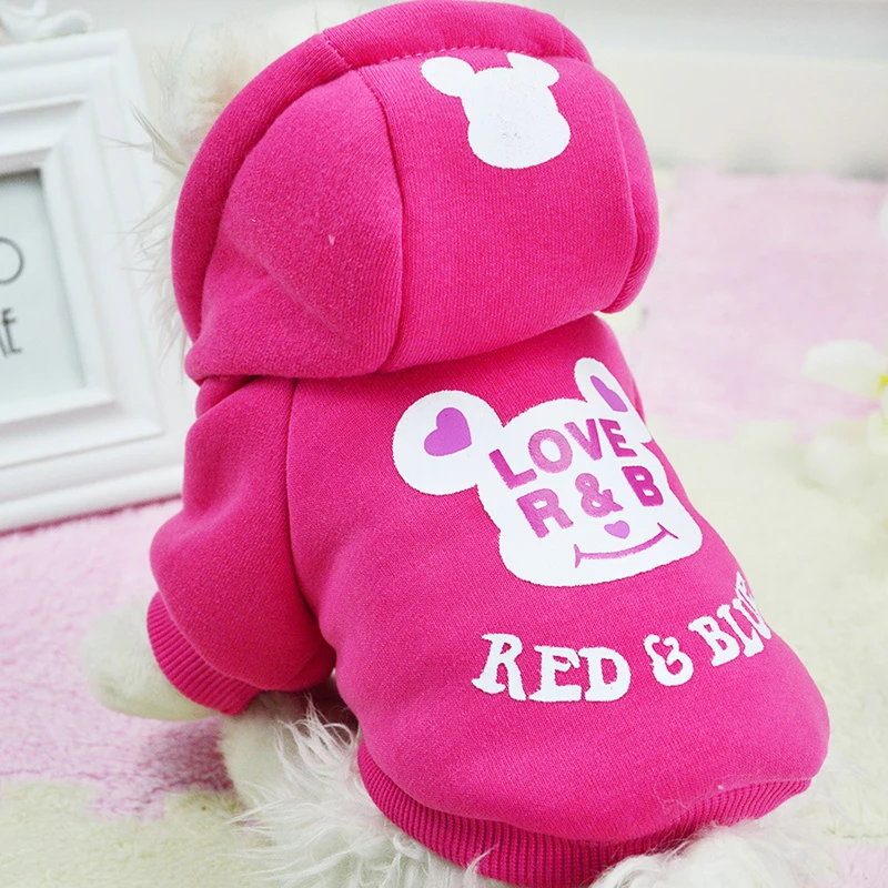 Одежда для собак классическая одежда маленьких куртка с капюшоном щенков