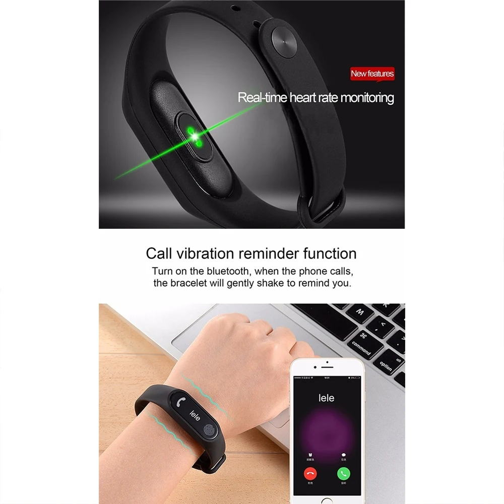 Смарт-браслет M2 спортивные часы для бега фитнес-часы монитор сна умный