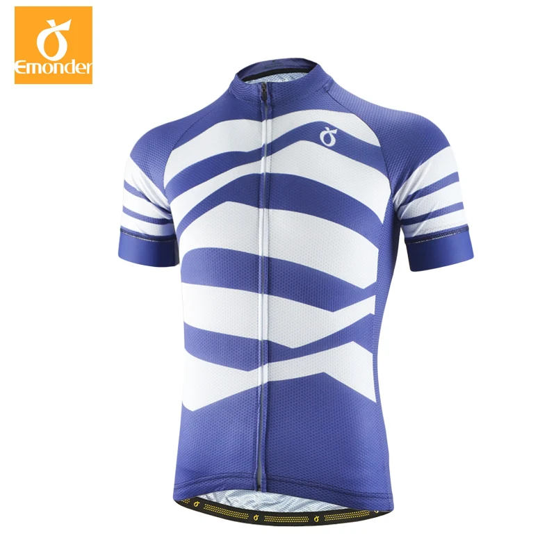 

2019 NEW Fabric EMONDER Top Blue PRO TEAM CYCLING JERSEY SHORT SLEEVE Climber cycling gear Ropa Ciclismo free shipping