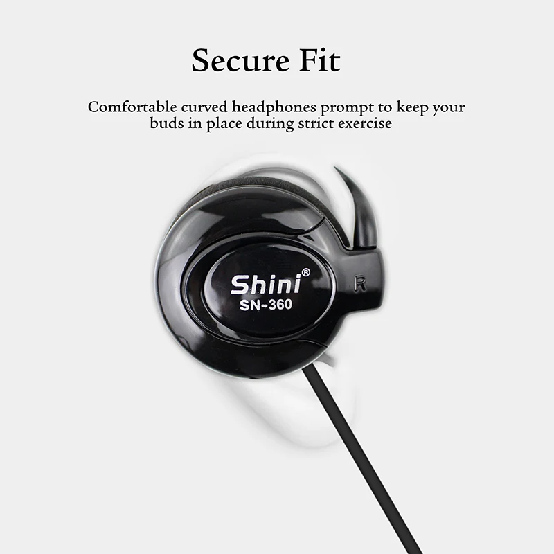 Наушники Shini360 3,5 мм, стерео наушники, ушные крючки, гарнитура для Iphone, телефона, Xiaomi, наушники, с фабрики, fone de ouvido