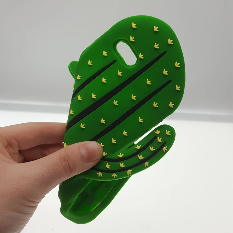 3D мультфильм рок милый белый корна Кошка мягкий силиконовый чехол для iPhone 5 5S SE Резиновый чехол милый Рождественский кактус мобильный чехол для телефона