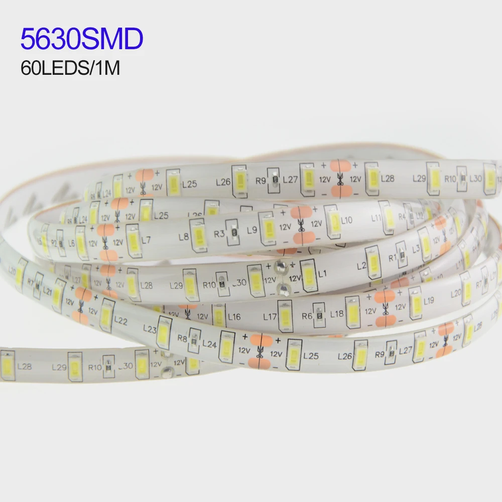Светодиодный ленточный светильник SMD5630 IP20 IP65 водонепроницаемая Рождественская