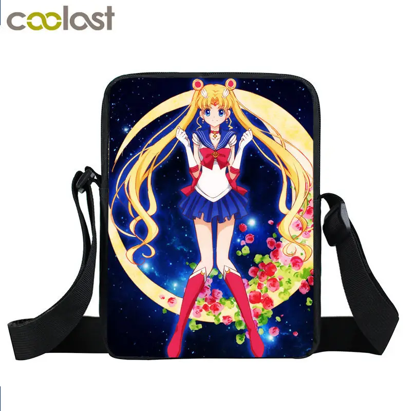 xkbTotoro28 Аниме Sailor Moon Luna мини сумка-мессенджер Дамская маленькая сумка на плечо женская сумка через плечо для девочек-подростков детская сумка для книг - Цвет: xkbTotoro28