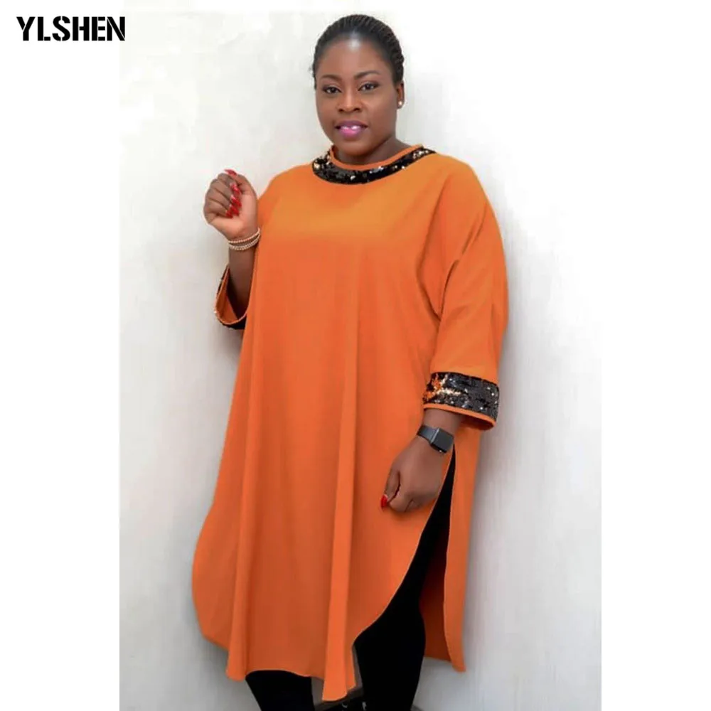 Африканские платья для женщин Дашики блёстки африканская одежда платье размера