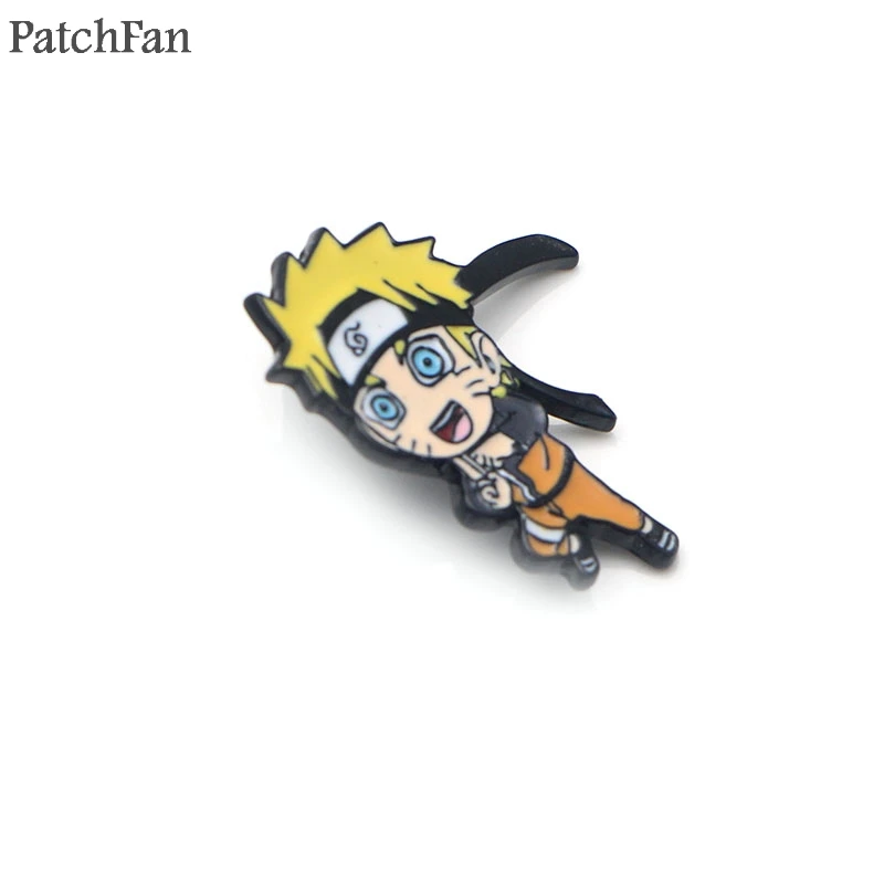 Patchfan Naruto ninjia Мультяшные булавки из цинкового сплава Значки для галстука para рубашка сумка Одежда Кепка рюкзак броши для обуви значки медали A1483