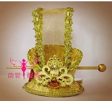 Мужской костюм, аксессуар для волос, Коронка, костюм Hanfu Tang hair crown cap, древний Китайский Императорский Тиара для волос, голова